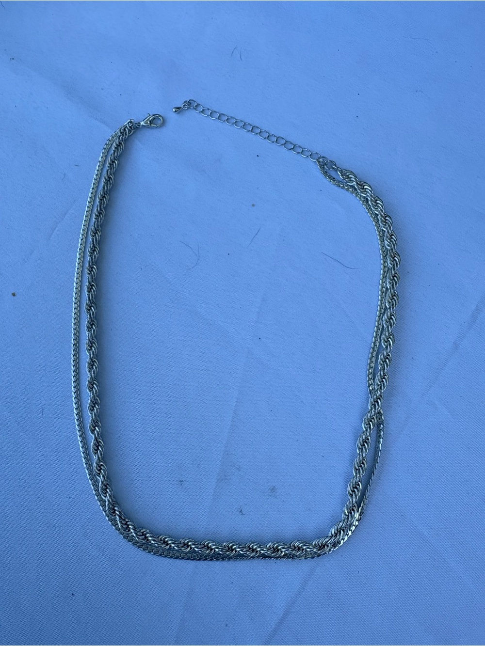 Silver Multi-Chain Necklace - Women Jewelry